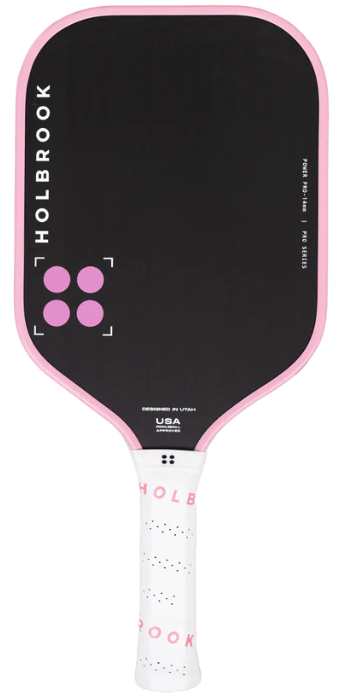Holbrook Pro Power 14 Pink pickleball paddle.