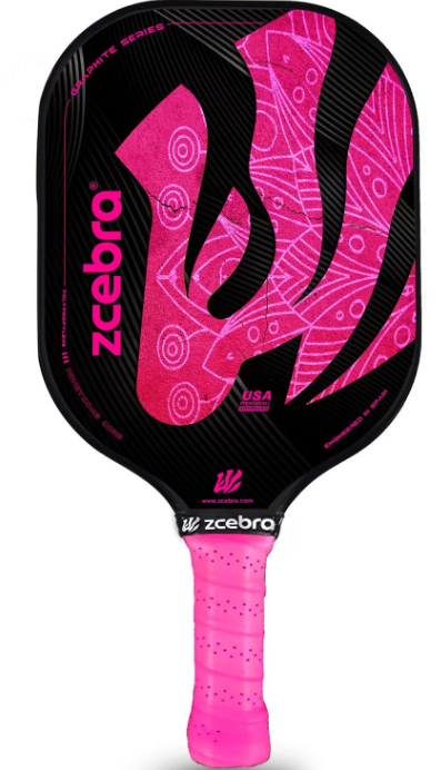 Zcebra Pink Edition pickleball paddle.